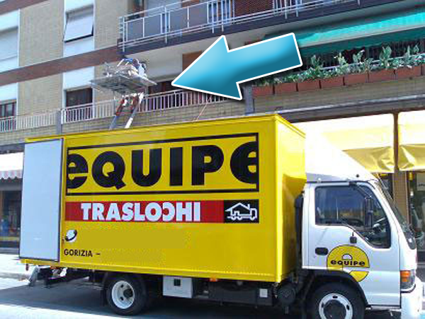 traslochi noleggio furgoni, scale