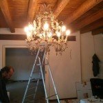 trasloco lampadario murano, imballaggio lampadario murano, deposito custodia mobili treviso