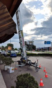Trasloco in corso - scala con carrello